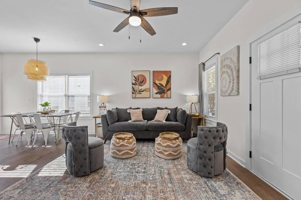 Contemporary Home, Close To Downtown And Nccu Durham Bagian luar foto